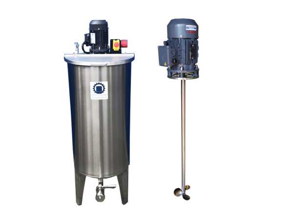 162L stainless steel mixing tank with propellermixer